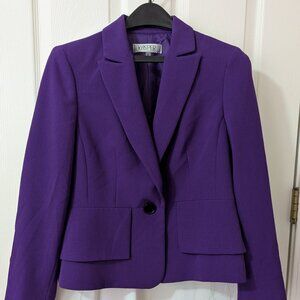 Kasper 8P Royal purple blazer-jacket NWT